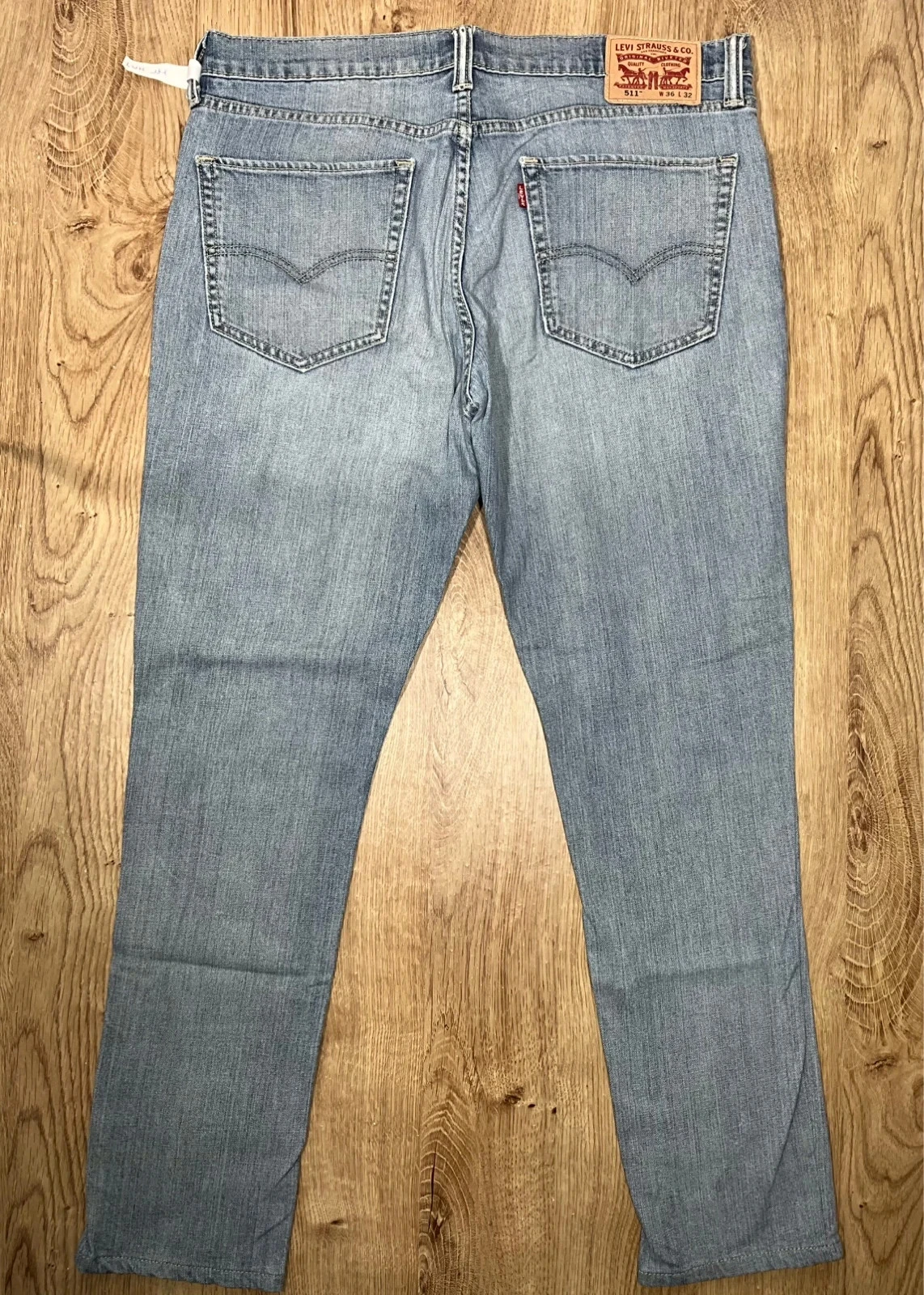 Jean Levi’s Homme 511 Slim W36 L32 Vintage 99% Coton Bleu Clair  Lvh 131 – photo 6